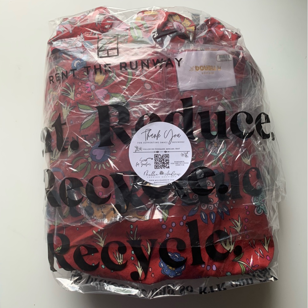 La DoubleJ Rent the Runway Pre-Loved Bambi Dress, Red, Medium - Picture 14 of 16